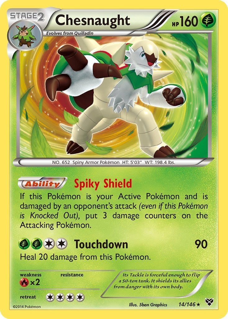 Chesnaught - XY 014/146 [ Italiano / Inglese ]