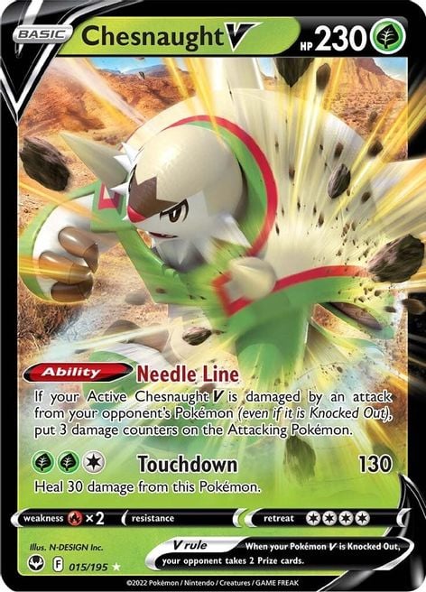 Chesnaught V - Tempesta Argentata 015/195 [ Italiano ]