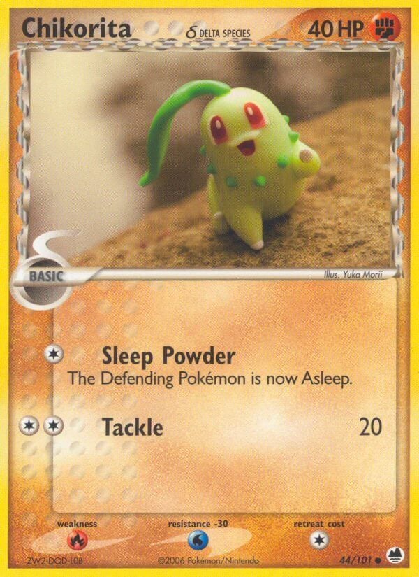 Chikorita δ Delta Species - EX L'Isola dei Draghi 44/101 [ Italiano / Inglese ]