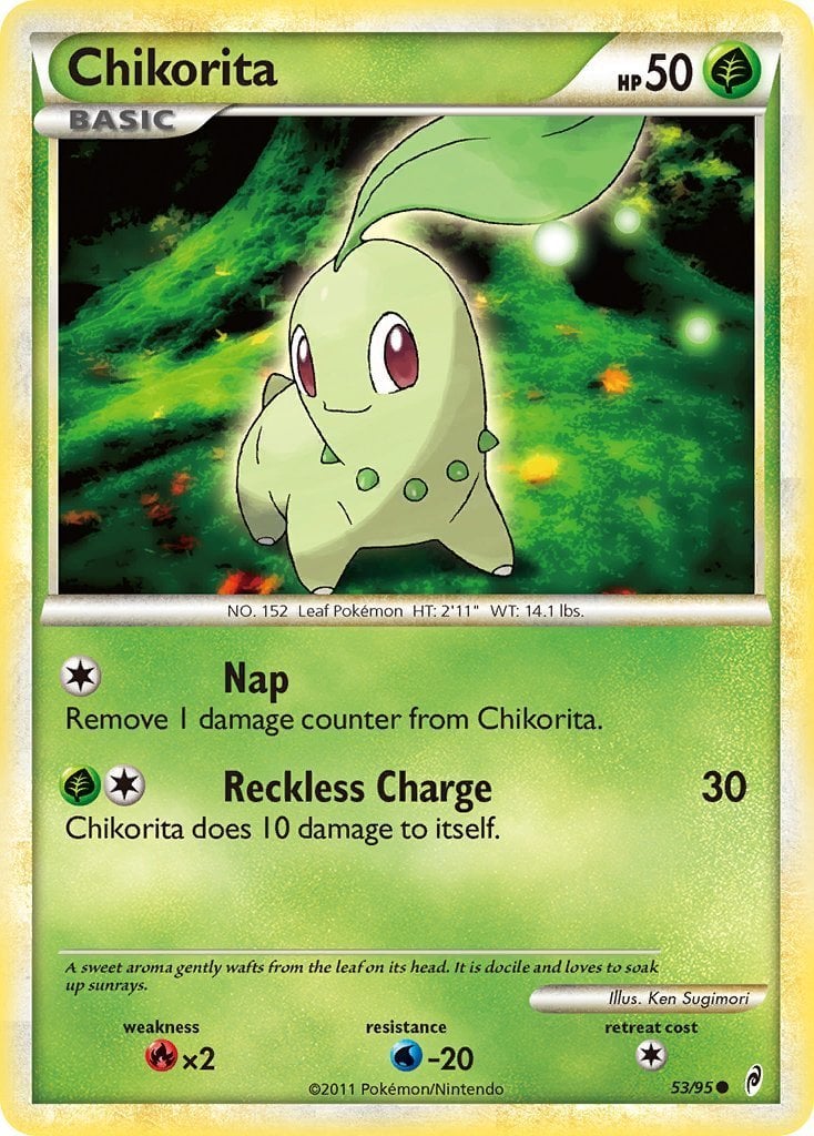 Chikorita - Richiamo delle Leggende 53/95 [ Italiano / Inglese ]