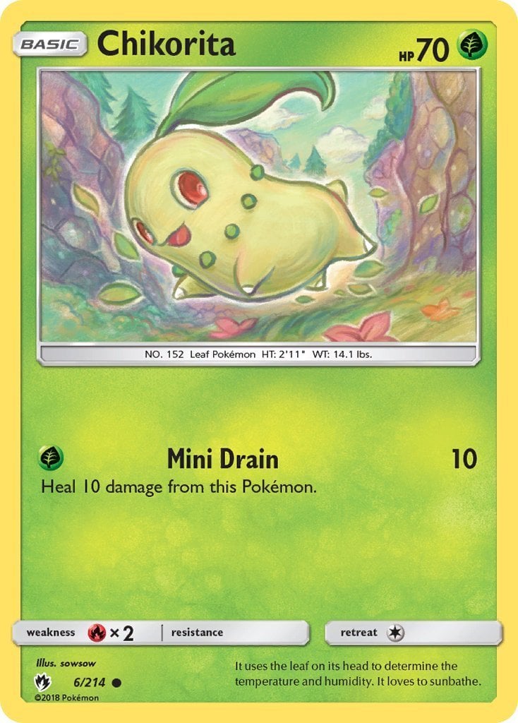 Chikorita - Tuoni Perduti 006/214 [ Italiano / Inglese ]