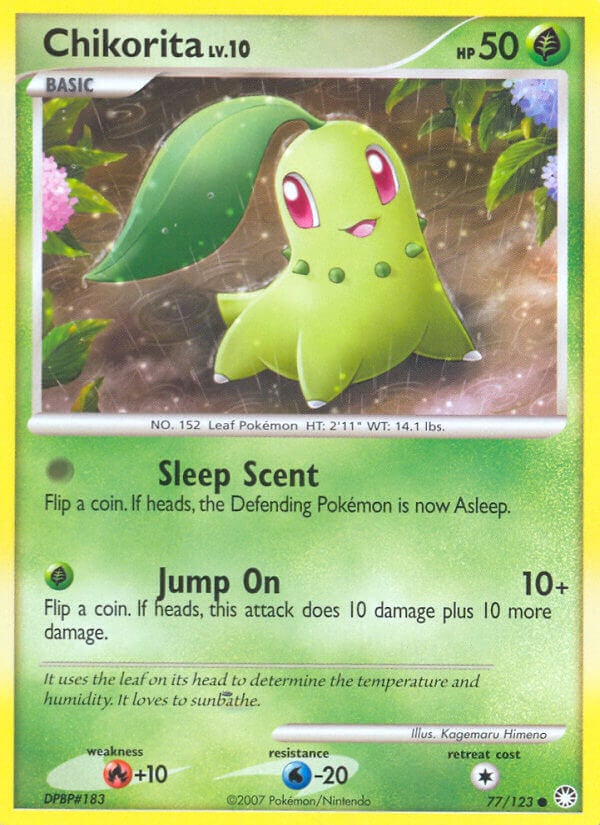 Chikorita Lv.10 - Tesori Misteriosi 77/123 [ Italiano / Inglese ]