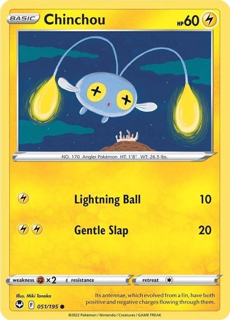 Chinchou - Tempesta Argentata 051/195 [ Italiano ]