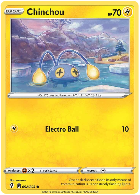 Chinchou - Evoluzioni Eteree 052/203 [ Italiano / Inglese ]
