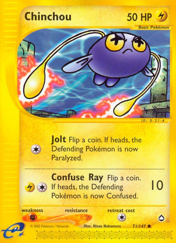 Chinchou - Aquapolis 71/147 [ Italiano / Inglese ]