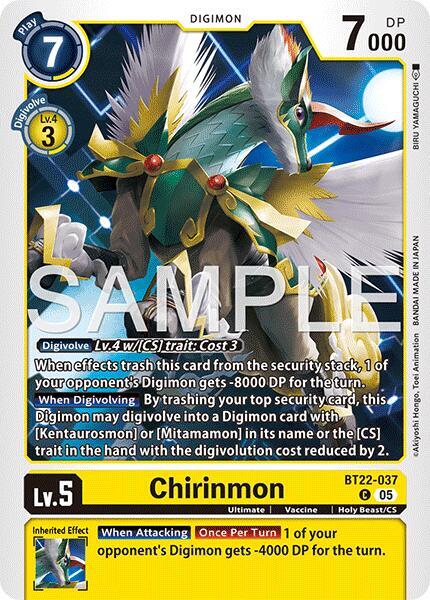 Chirinmon BT22-037 [ Inglese / Giapponese ]