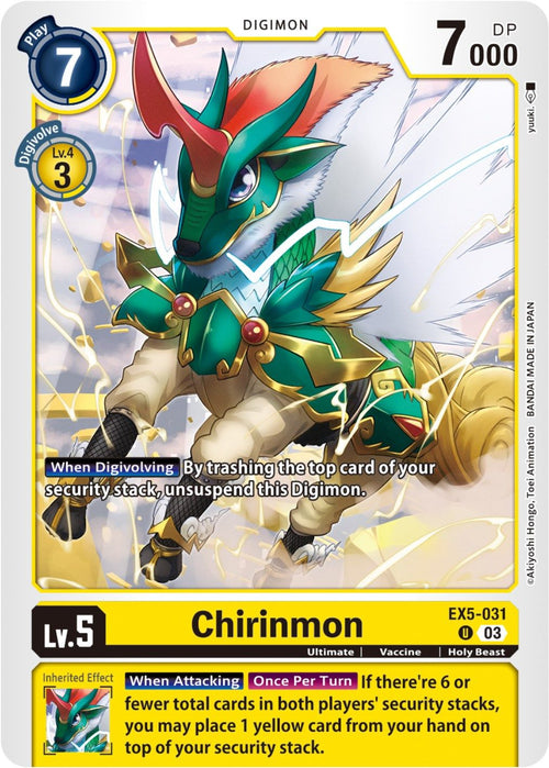Chirinmon EX5-031 [ Inglese / Giapponese ]
