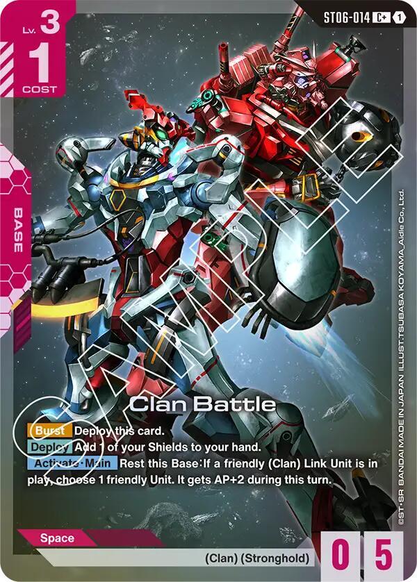 Clan Battle ST06-014 [ Inglese / Giapponese ]