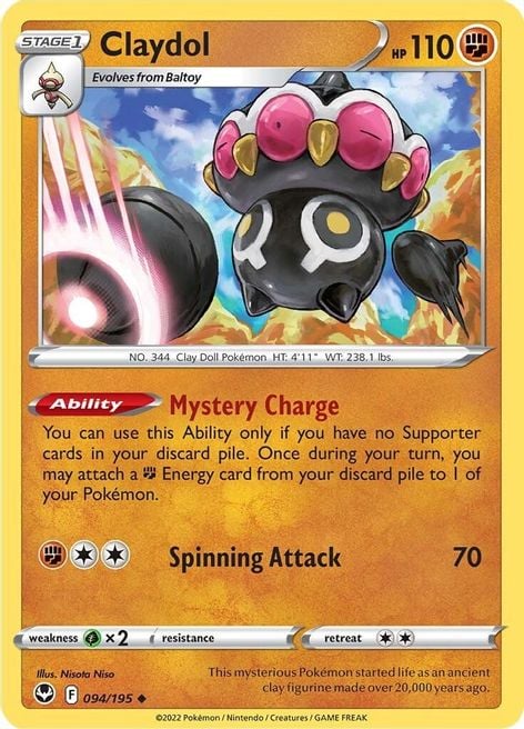 Claydol - Tempesta Argentata 094/195 [ Italiano ]