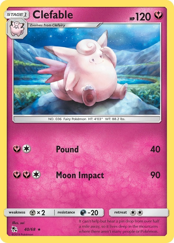 Clefable - Destino Sfuggente 040/068 [ Italiano / Inglese ]
