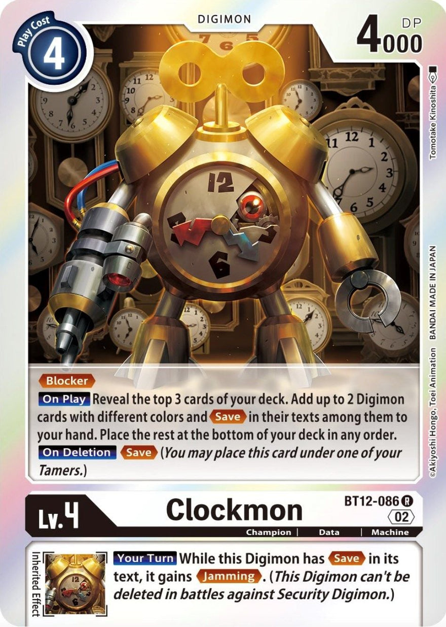 Clockmon BT12-086 [ Inglese / Giapponese ]