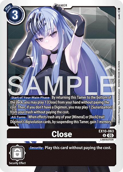 Close EX10-063 [ Inglese / Giapponese ]