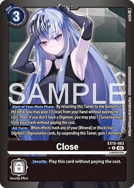 Close EX10-063 [ Inglese / Giapponese ]