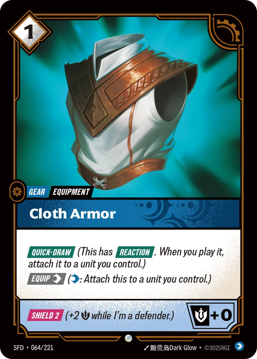 Cloth Armor (Promo) [ Inglese / Cinese Semplificato ]