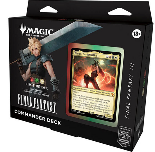 MTG Final Fantasy VII - Mazzo Commander Deck Magic the Gathering - Cloud Abilità Limite - ITALIANO