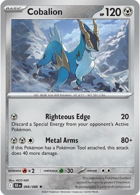 Cobalion - Luce Nera 066/086 [ Italiano / Inglese ]