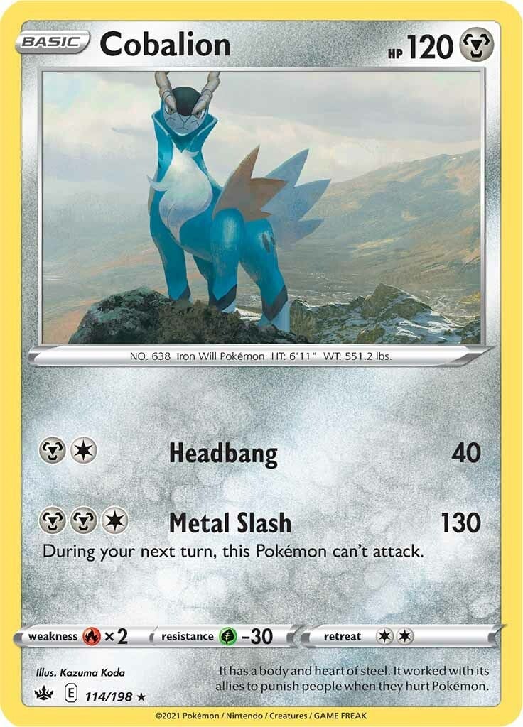 Cobalion - Regno Glaciale 114/198 [ Italiano / Inglese ]