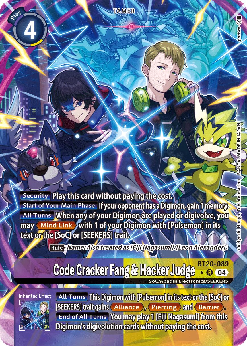 Code Cracker Fang & Hacker Judge BT20-089 [ Inglese / Giapponese ]