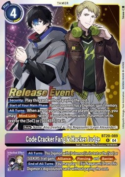 Code Cracker Fang & Hacker Judge BT20-089 [ Inglese / Giapponese ]