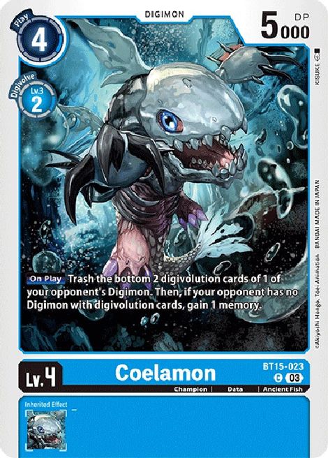 Coelamon BT15-023 [ Inglese / Giapponese ]