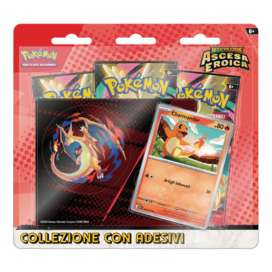 Pokémon GCC: Collezione Ascesa Eroica – Mega Charizard Y – Con Carta Promo e Buste