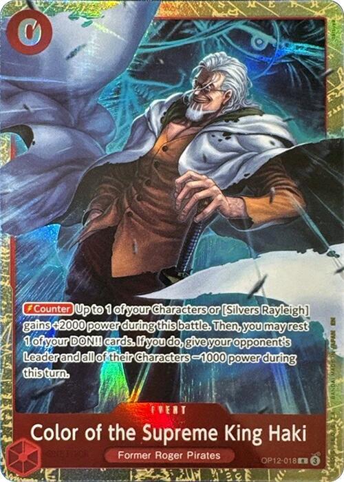 Color of the Supreme King Haki OP12-018 [ Inglese / Giapponese / Francese / Cinese Semplificato ]