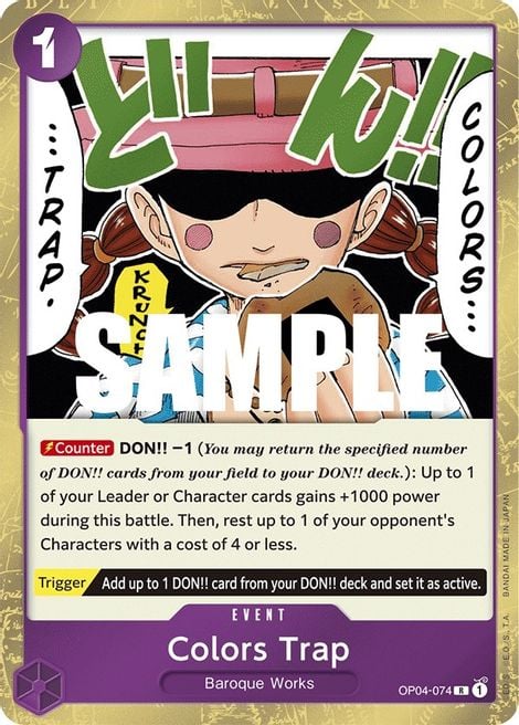 Colors Trap OP04-074 [ Inglese / Giapponese / Francese / Cinese Semplificato ]