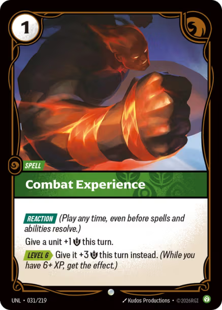 Combat Experience (Common) [ Inglese / Cinese Semplificato ]