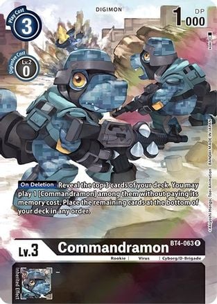 Commandramon BT4-063 [ Inglese / Giapponese ]