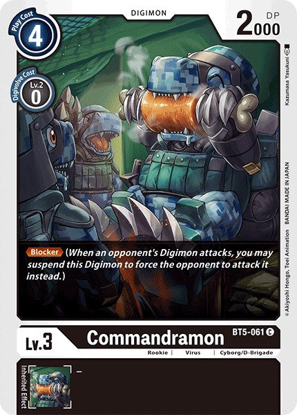 Commandramon BT5-061 [ Inglese / Giapponese ]