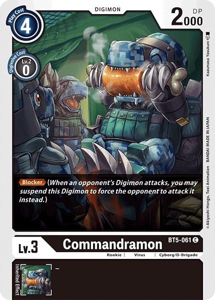 Commandramon BT5-061 [ Inglese / Giapponese ]