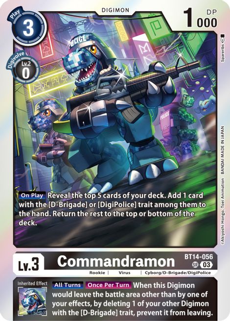 Commandramon BT14-056 [ Inglese / Giapponese ]