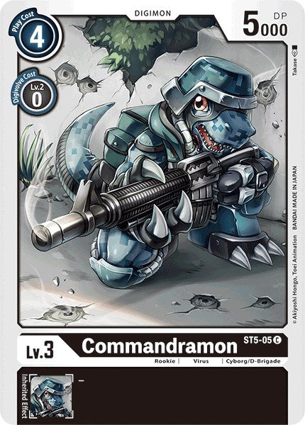 Commandramon ST5-05 [ Inglese / Giapponese ]