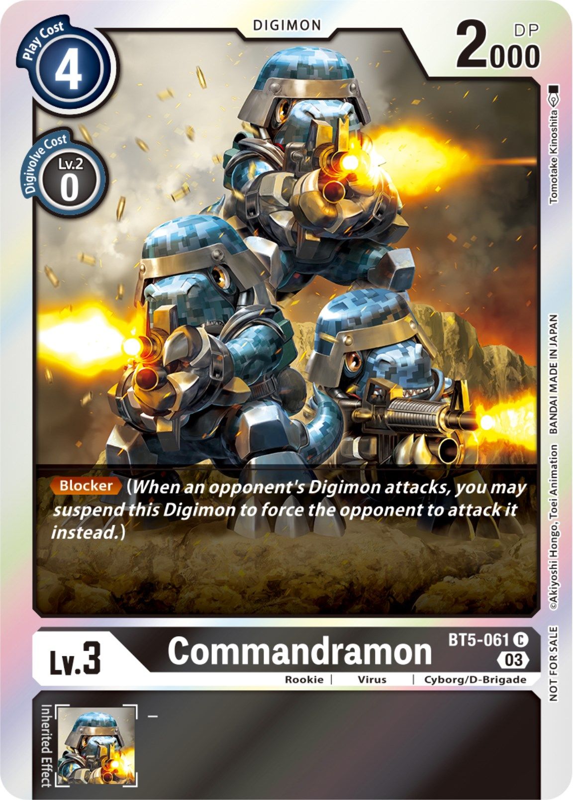 Commandramon BT5-061 [ Inglese / Giapponese ]