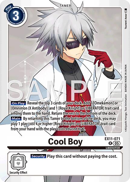 Cool Boy EX11-071 [ Inglese / Giapponese ]