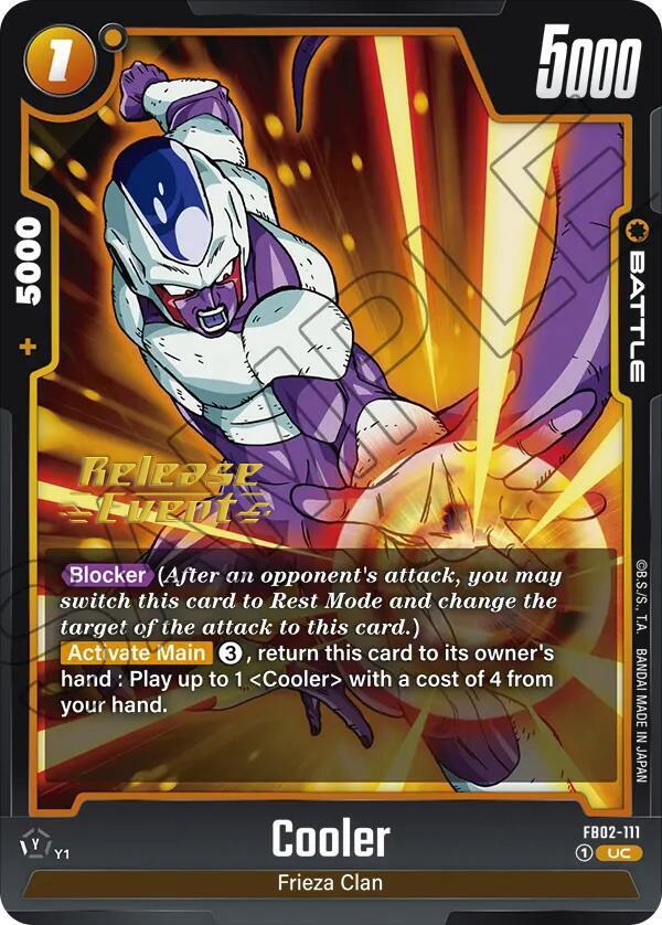 Cooler FB02-111 [ Inglese / Giapponese ]