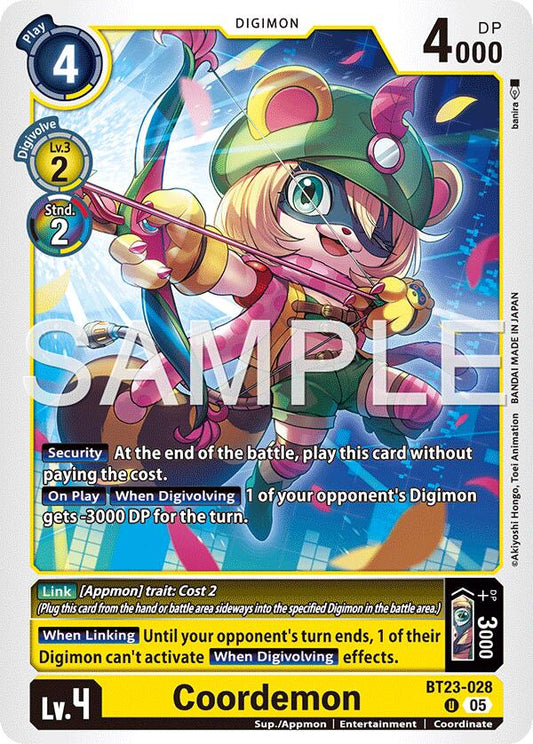 Coordemon BT23-028 [ Inglese / Giapponese ]