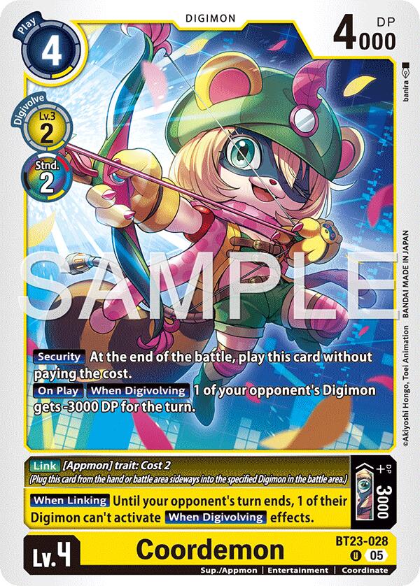 Coordemon BT23-028 [ Inglese / Giapponese ]