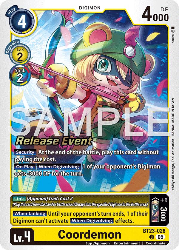 Coordemon BT23-028 [ Inglese / Giapponese ]