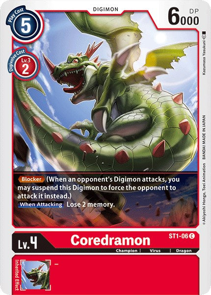 Coredramon ST1-06 [ Inglese / Giapponese ]