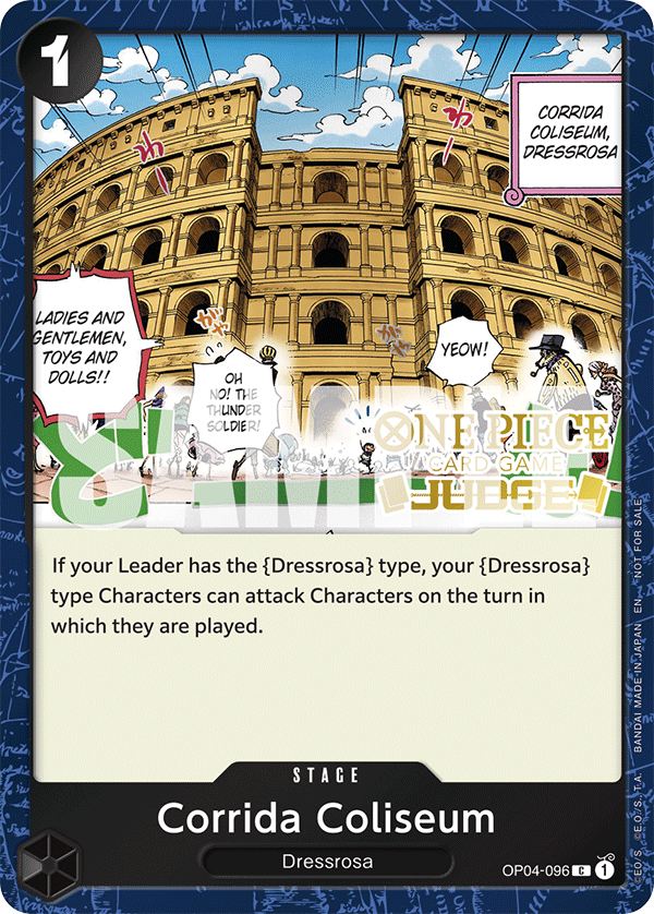 Corrida Coliseum OP04-096 [ Inglese / Giapponese / Francese / Cinese Semplificato ]