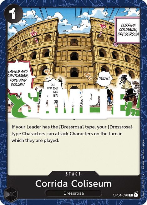 Corrida Coliseum OP04-096 [ Inglese / Giapponese / Francese / Cinese Semplificato ]