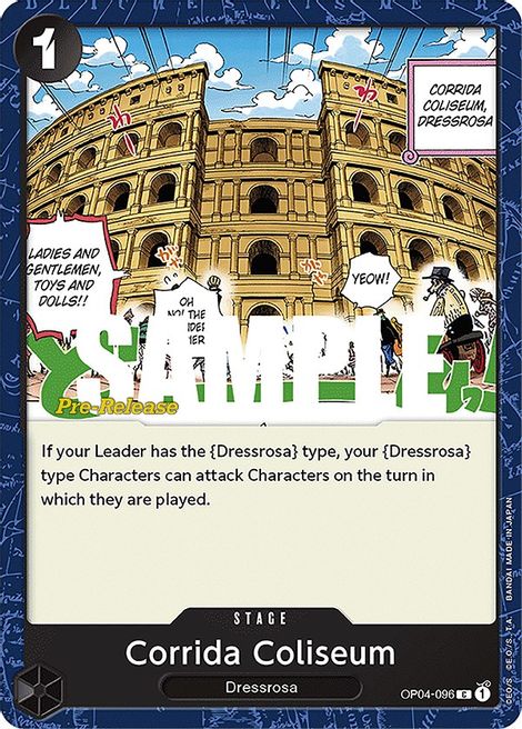 Corrida Coliseum OP04-096 [ Inglese / Giapponese / Francese / Cinese Semplificato ]