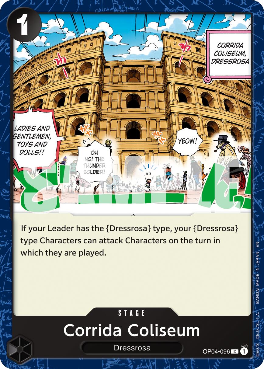 Corrida Coliseum OP04-096 [ Inglese / Giapponese / Francese / Cinese Semplificato ]