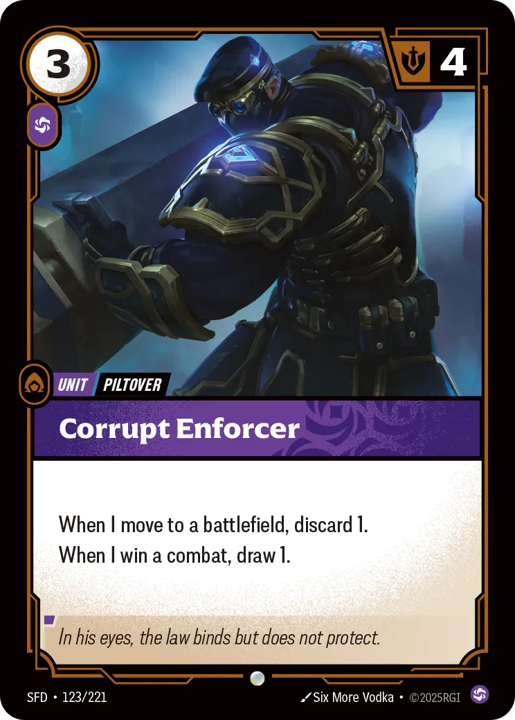 Corrupt Enforcer (Common) [ Inglese / Cinese Semplificato ]