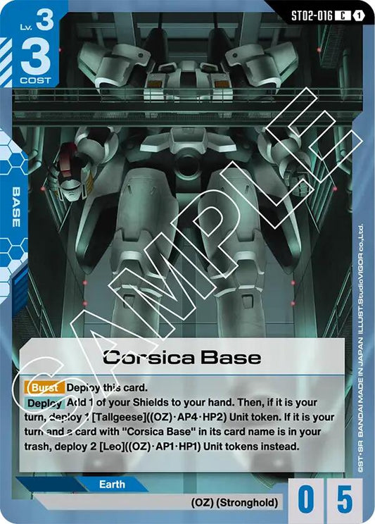 Corsica Base ST02-016 [ Inglese / Giapponese ]