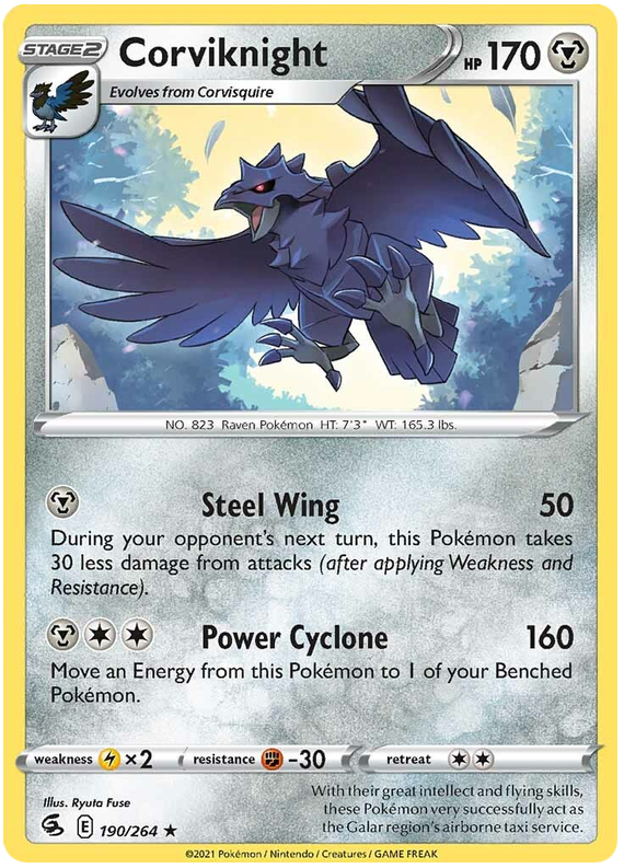 Corviknight - Colpo Fusione 190/264 [ Italiano / Inglese ]