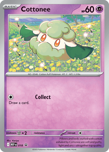 Cottonee - MEP Black Star Promos MEP 018 [ Inglese ]