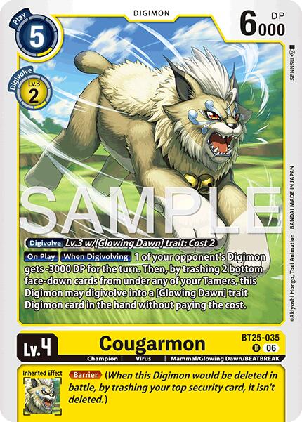 Cougarmon BT25-035 [ Inglese / Giapponese ]