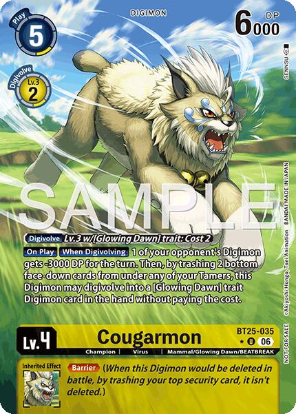 Cougarmon BT25-035 [ Inglese / Giapponese ]